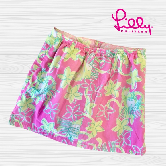 Vintage Rock a Hula Monkey Skort - Picture 2 of 4